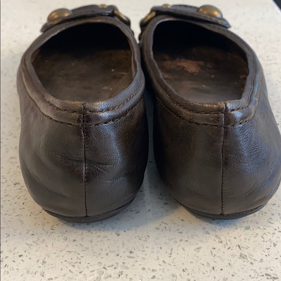 Brown leather Coach flats - Picture 5 of 6